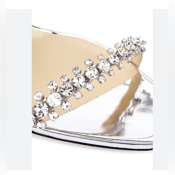 Jimmy Choo
Women's Meira 85 Embellished High Heel Slide Sandals - Picture 2 of 12